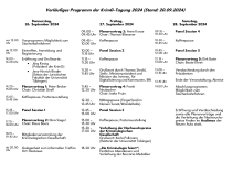 Vorl. Programm Stand 20.09.